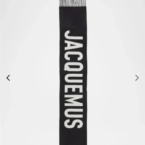 Jacquemus Monochrome Logo Scarf - Picture 1 of 7